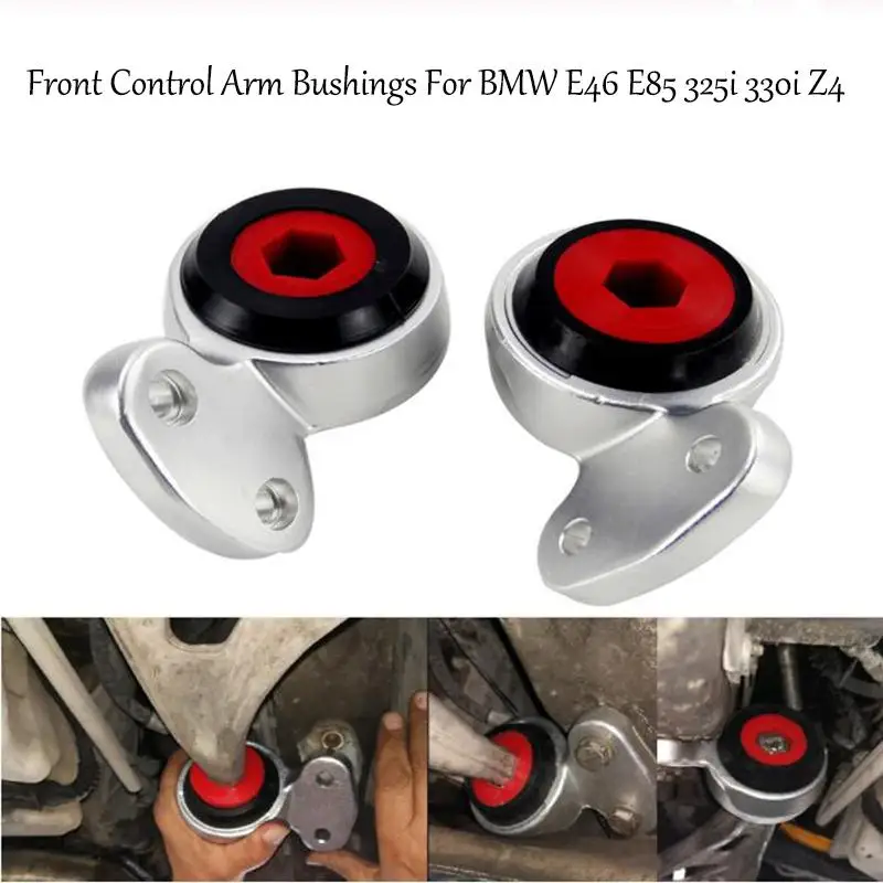 

Втулки переднего рычага управления для BMW E46 E85 325i 330i Z4 99-06 31126757623 (слева) 31126757624 31121095277 31121095278 (справа), 2 шт.