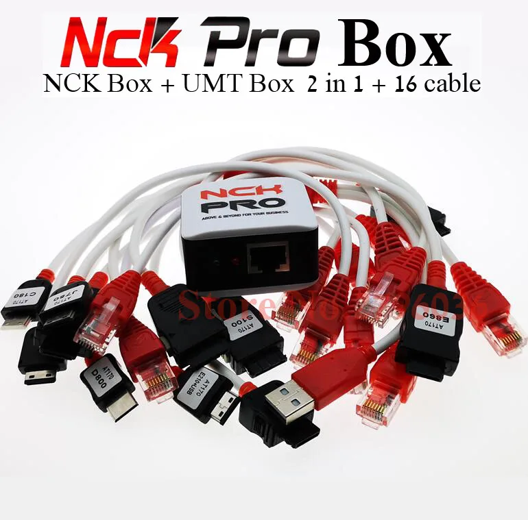 2021 версия NCK Pro box 2 (поддержка + UMT в 1) 16 кабелей для Huawei .....|Детали устройств связи| |