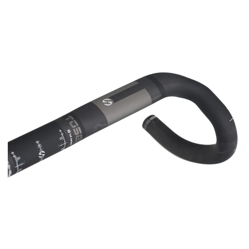 TOSEEK полный углеродное волокно руль для велосипеда внешний маршрутизации Руль уд