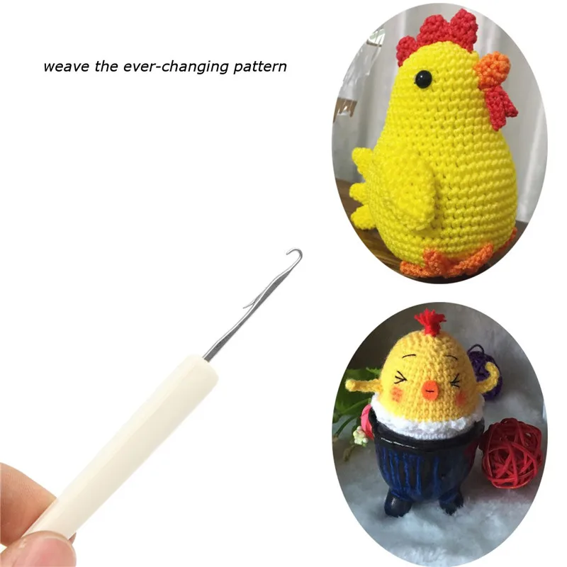 Практичный 1 шт. белый инструмент для вязания крючком всех 4 5 мм стандартный