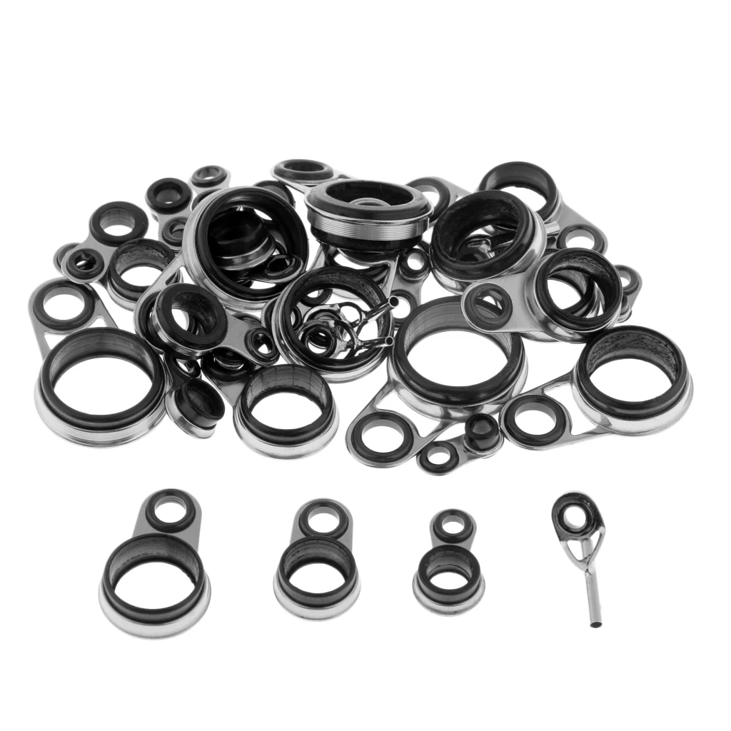 33 шт. телескопические направляющие для морской удочки кольцевой наконечник