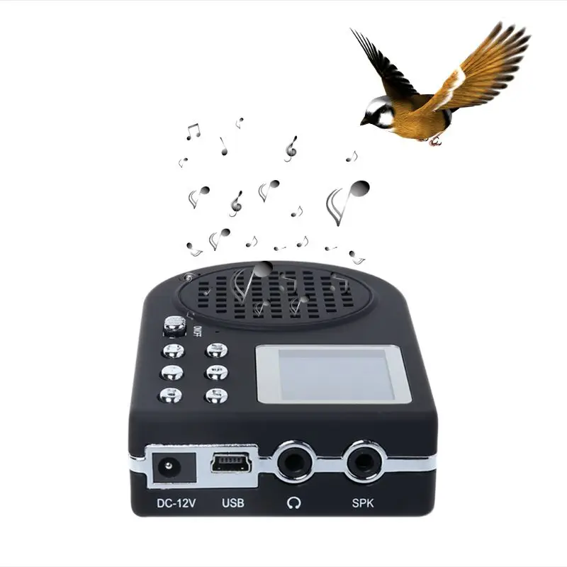 MP3-плеер для охоты уличный Громкий динамик птиц имитация звонков тактический
