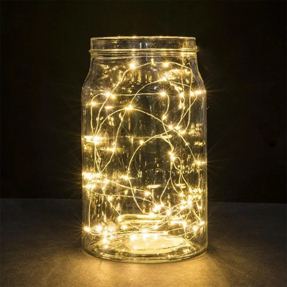 

4pcs Solar Wine Bottle Lights 20LED Waterproof Copper Cork Solar Lights Fairy Light For Wedding Christmas Outdoor Garden J6P9