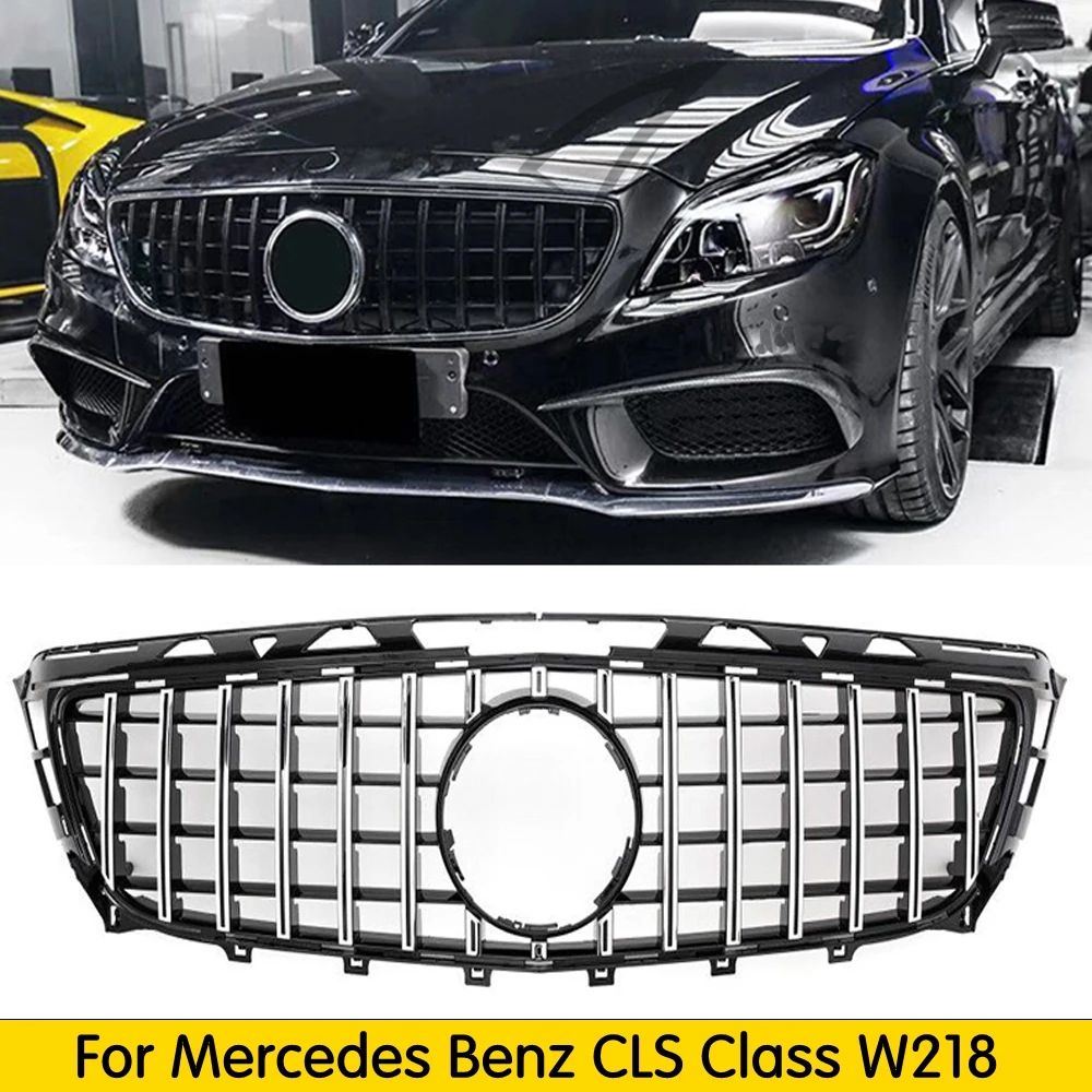GT грили для Mercedes Benz CLS класс W218 седан Авто Передняя решетка CLS300 CLS350 CLS450 CLS500 2015-2018 |