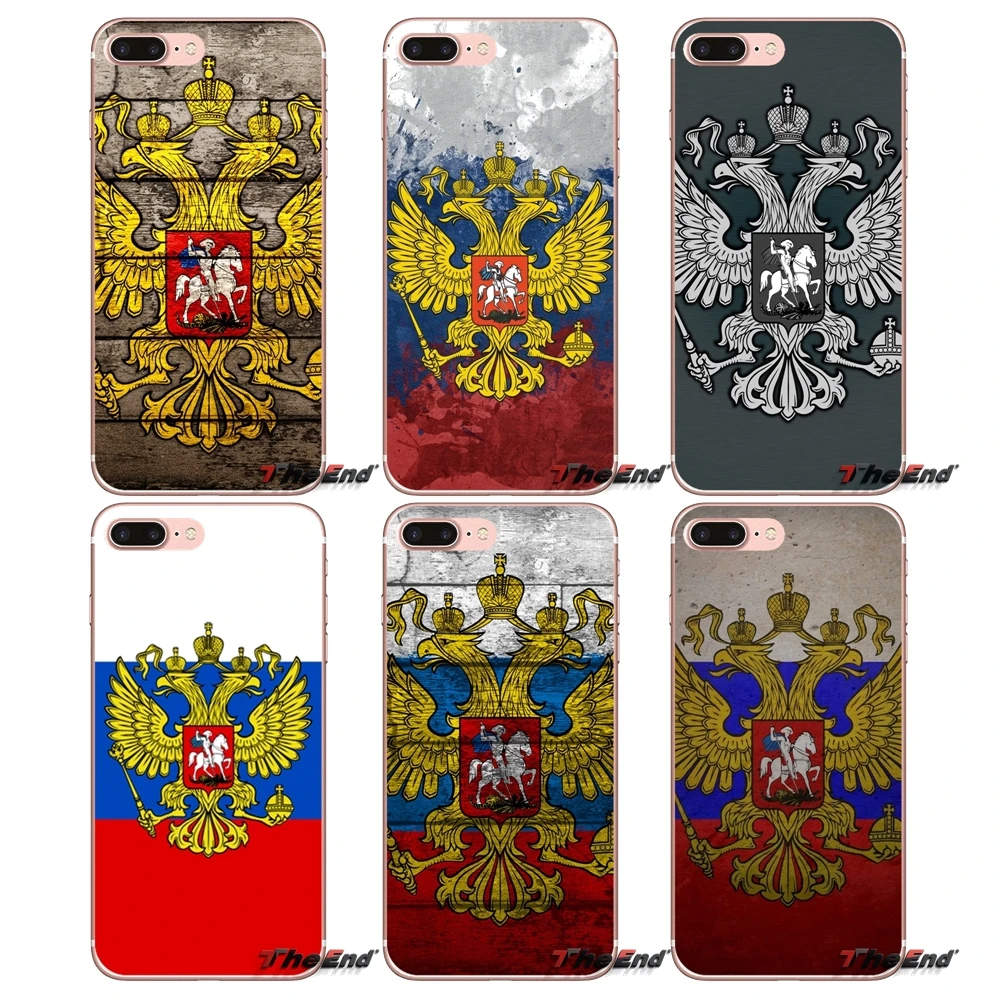 Дизайнерский чехол из Российской Федерации эмблема флага для iPhone X 4 4S 5 5S 5C SE 6 6S 7 8