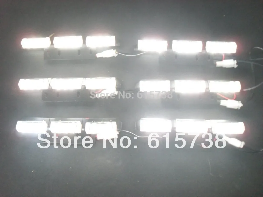 Зеленый белый желтый красный синий 6x9 светодиодный снежного плуга для