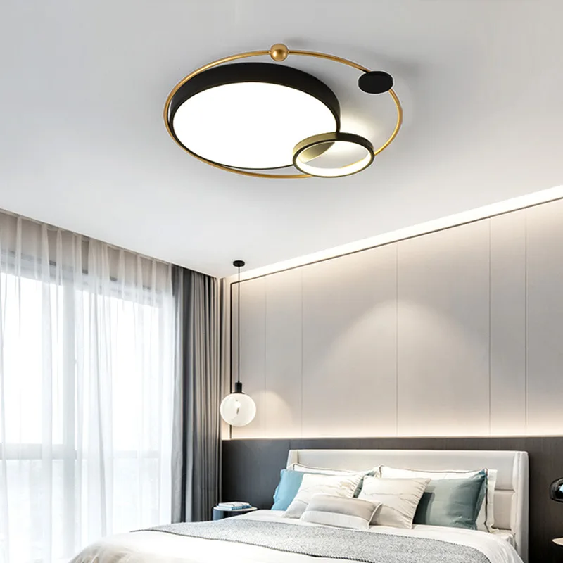 

Nordic Bedroom Led Ceiling Lamp Simple Modern Creative Indoor Home Lighting Atmospheric Luxury Hotel Guest Room Corridor Lamps
