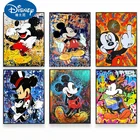 Алмазная 5d картина сделай сам, Набор для вышивки крестиком с изображением Диснея Микки Мауса, мозаика для домашнего декора, картина в подарок