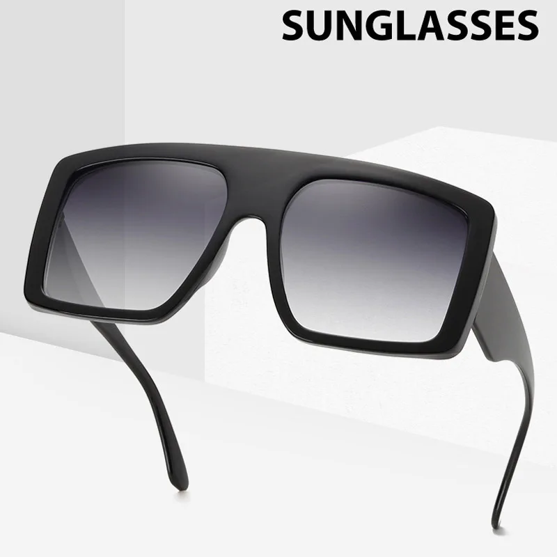 

2020 new Sunglasses oversized Gradient woman sunglasses unisex retro sunglasses fashion glasses UV Women ins Popular