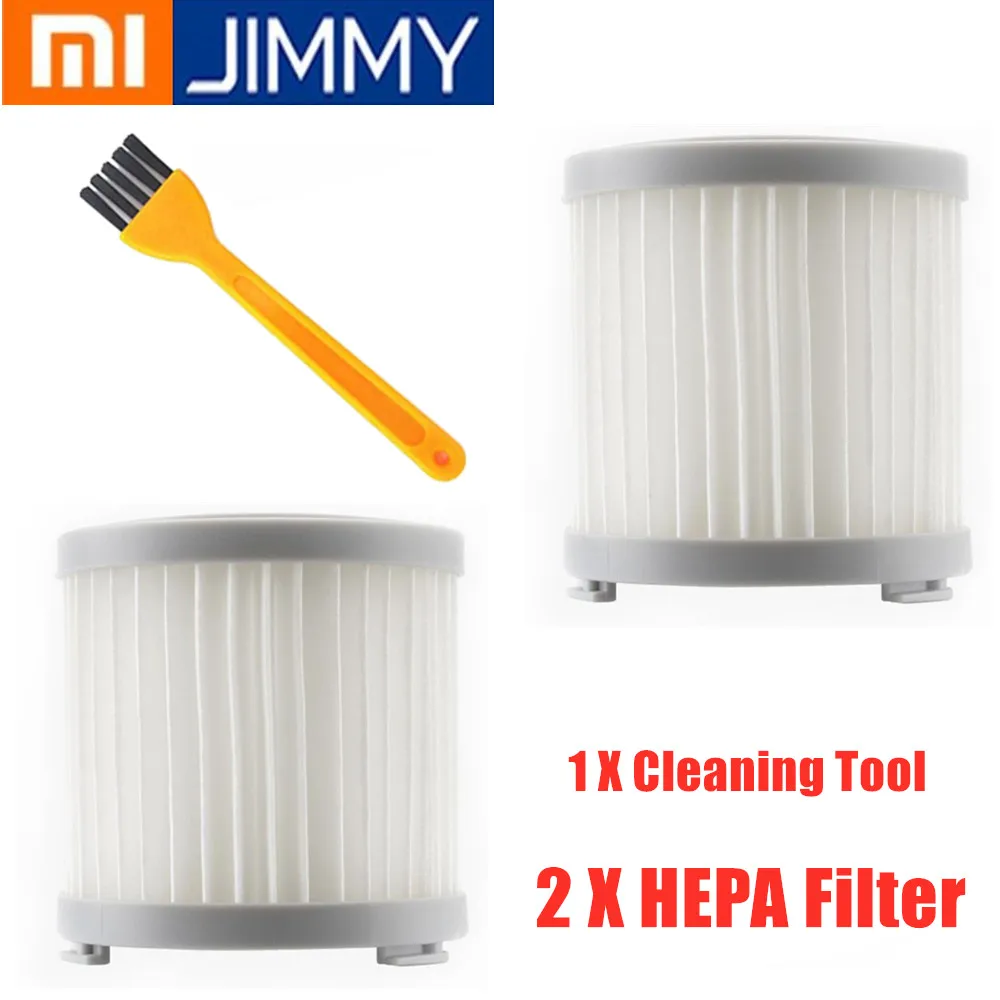 Наборы пылесосов HEPA фильтр для Xiaomi JIMMY JV51 JV71 CJ53/C53T/CP31 Ручной беспроводной пылесос HEPA фильтр - Цвет: 2pcs