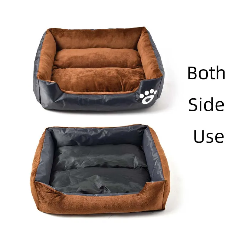 

Мягкая мягкая подстилка для собаки, домик для домашнего питомца, водонепроницаемое основание, теплый лежак для собак, Подушка для домашнего...