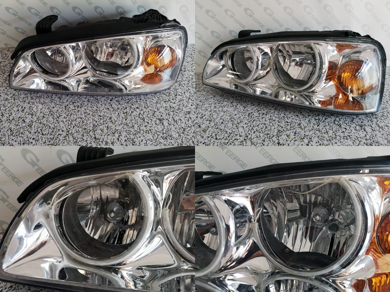 Для hyundai Elantra 2004 2005 2006 отличный c-образный Стиль Ультра яркое освещение CCFL ангельские глазки комплект halo кольца