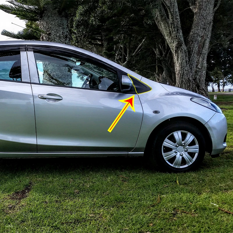 Треугольная декоративная панель для Mazda 2 Demio DE 2007-2014 боковое окно зеркало