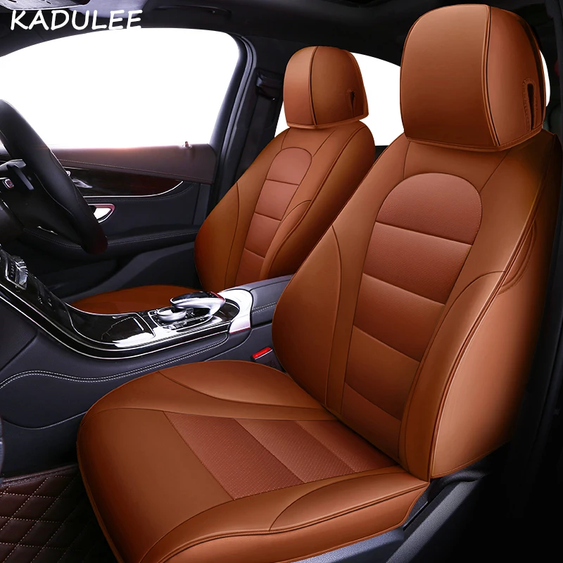 Комплект чехлов на сиденья автомобиля KADULEE для Volkswagen 4 5 6 7 vw passat b5 b6 b7 polo golf mk4 tiguan