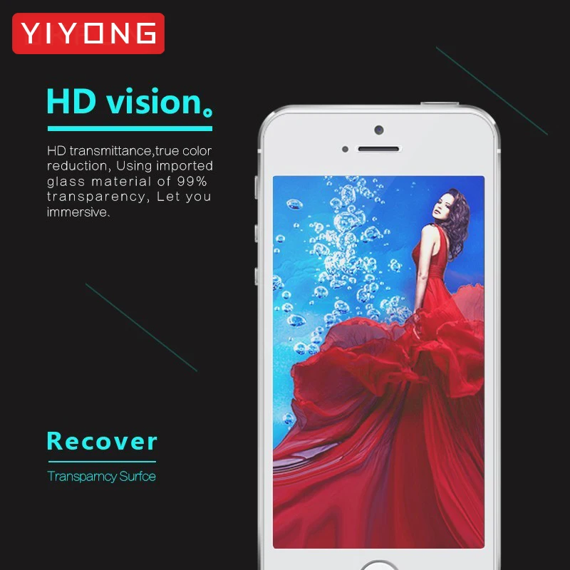 Стекло YIYONG 2.9D для iphone 5s закаленное стекло Защита экрана se Защитная пленка 5 5se|glass