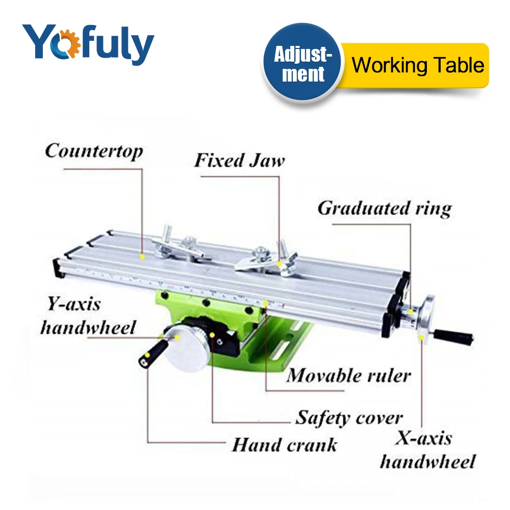Миниатюрный точный Многофункциональный фрезерный станок верстак сверлильные