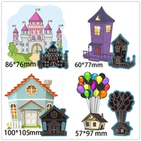 house metal cutting dies set for diy scrapbooking album paper cards decorative crafts embossing
