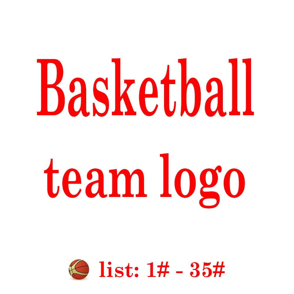 

N B Basketball A team logo embroidery Patch Iron on Sticker Sewing Thermal transfer