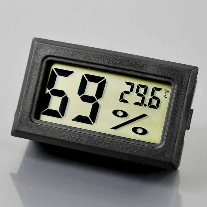 Мини цифровой LCD Крытый удобный датчик температуры измеритель влажности