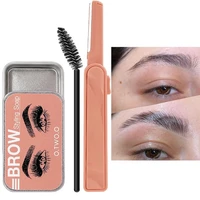 3d long lasting eyebrow soap wax dense eyes brow transparent makeup styling gel wax with brushes cosmetics tools for women