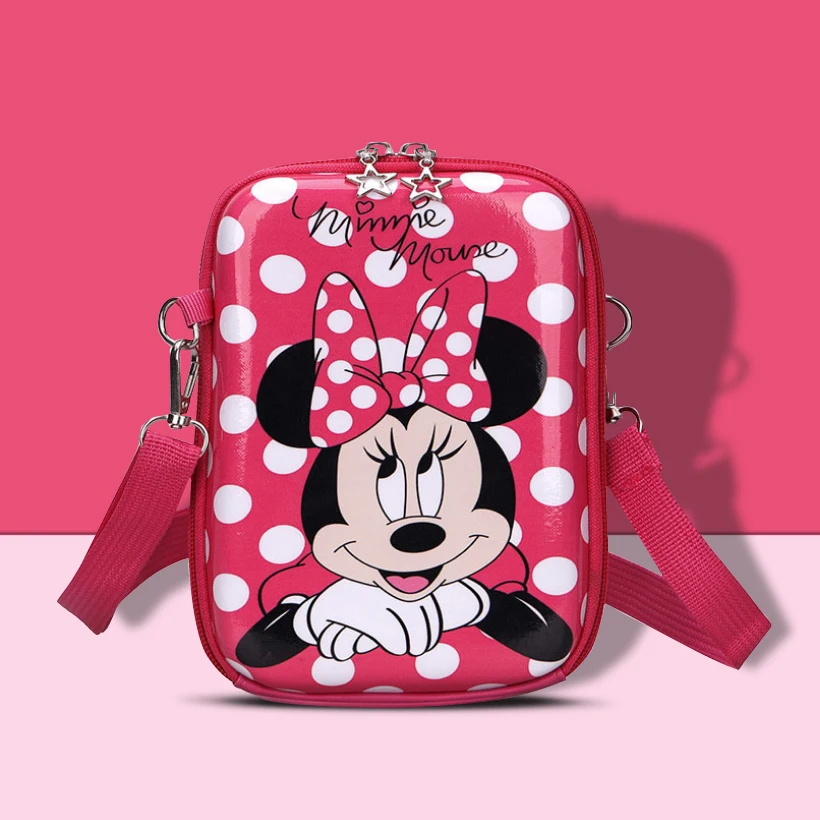 Disney Cartoon Micini Shoulder Bag Boys and Girls Cute Fashion Messenger Bag Children's Mobile Phone Bag