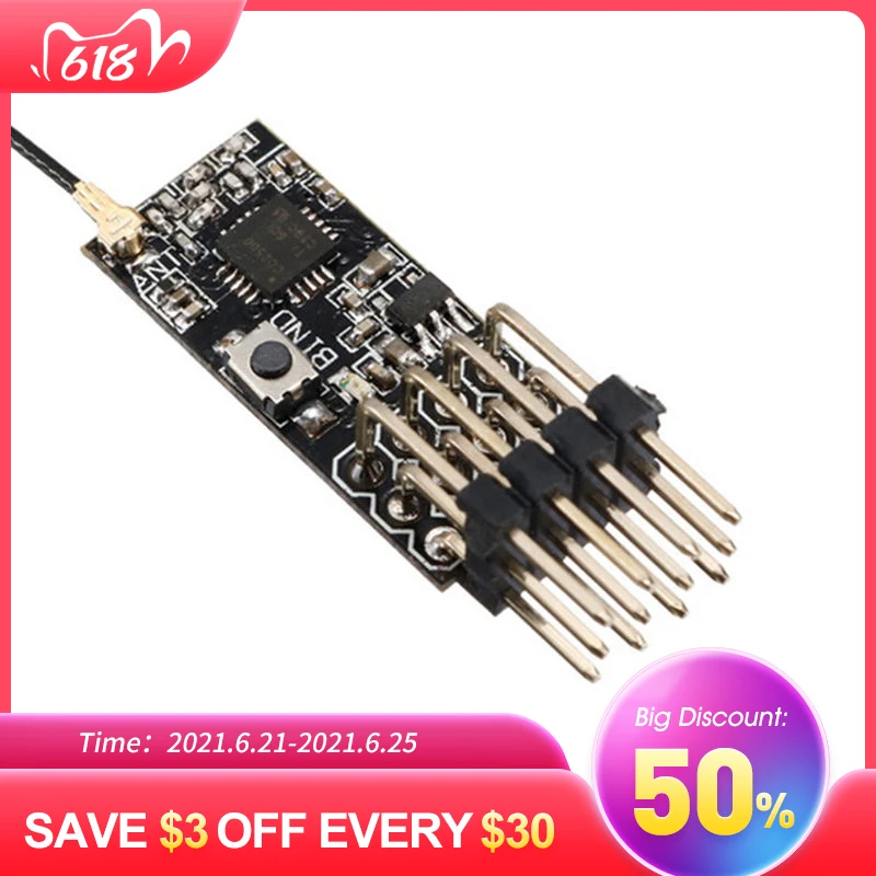 1/2/4 шт 2 4G 4CH Frsky D8 Мини приемник для w/ PWM выход RC гоночный Дрон самолет FRSKY X9D Plus X9E