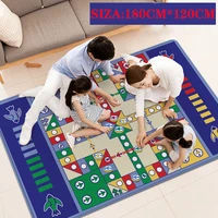 1set new design kids carpet ludo board game mat for children portable travel children toy chess family and party games