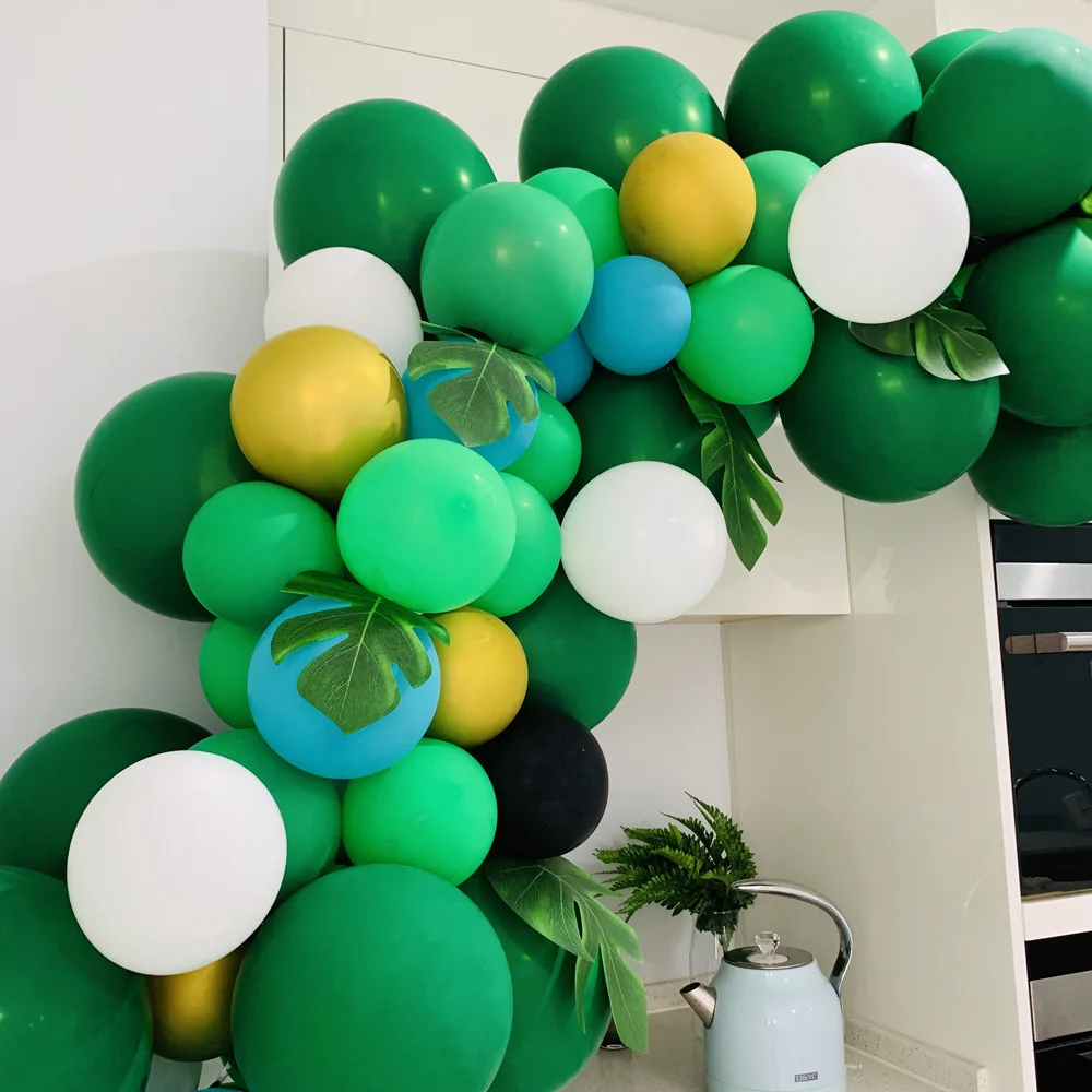 

Dinosaur Jungle Theme Party Jungle Balloons Chain Set Baby Shower Decoration Supplies Kid Birthday Party Home Globos