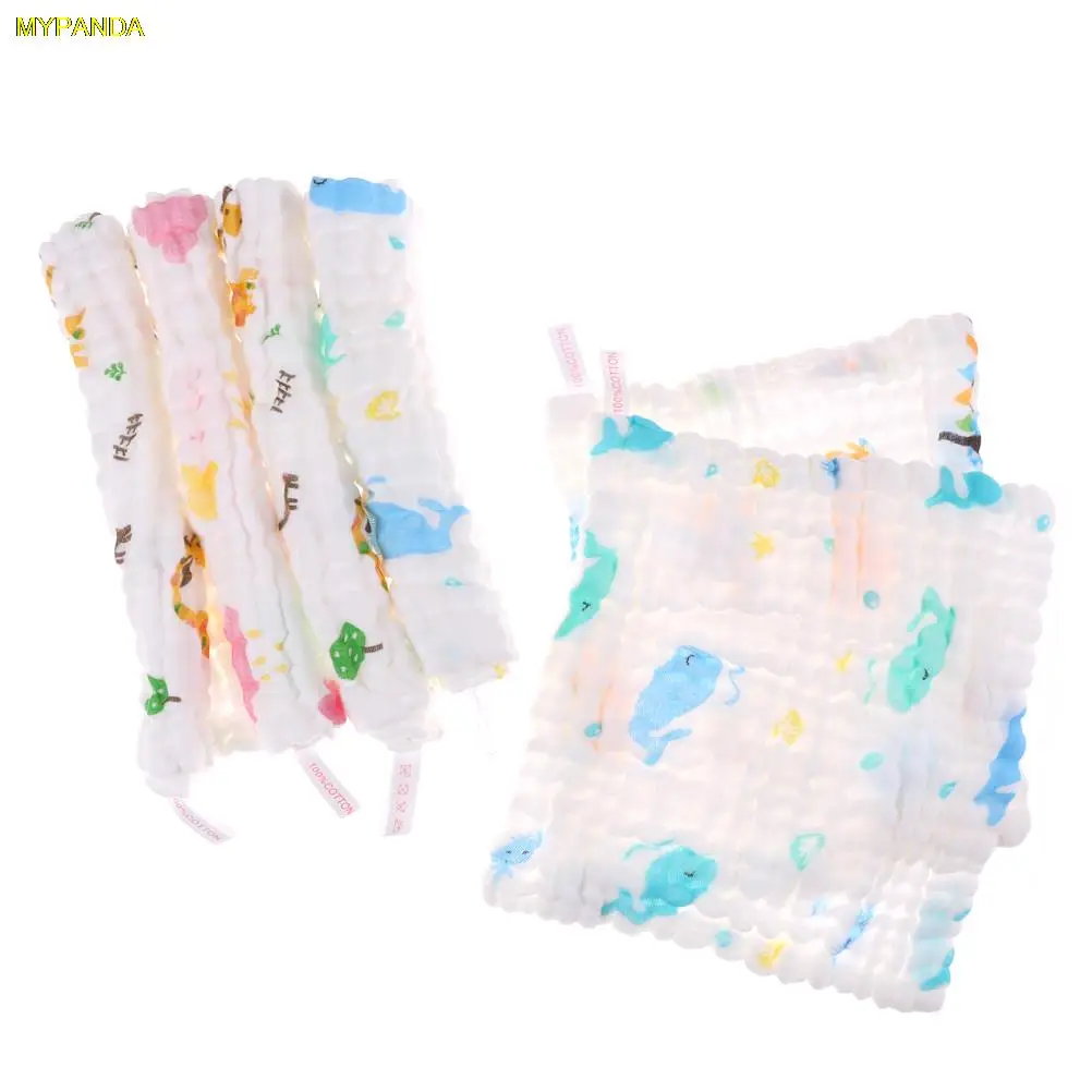 1 шт. 6-слойная детская хлопковая марля Слюнявчики для детского лица средство