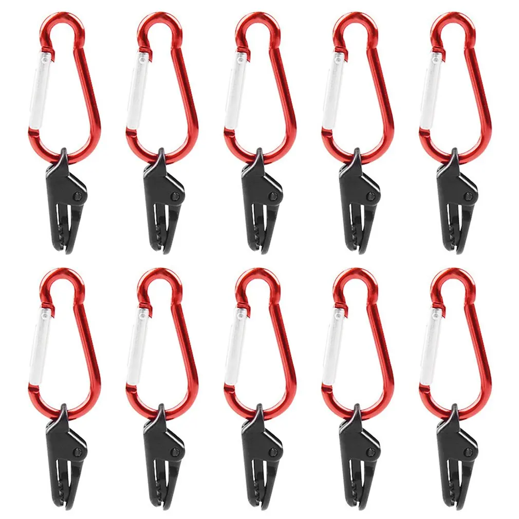 

10/20Pcs Haak Plastic Winddicht Klem Set Survival Grommet Tent Clips Gesp Luifel Tarp Vaste Outdoor Camping Tent accessoires