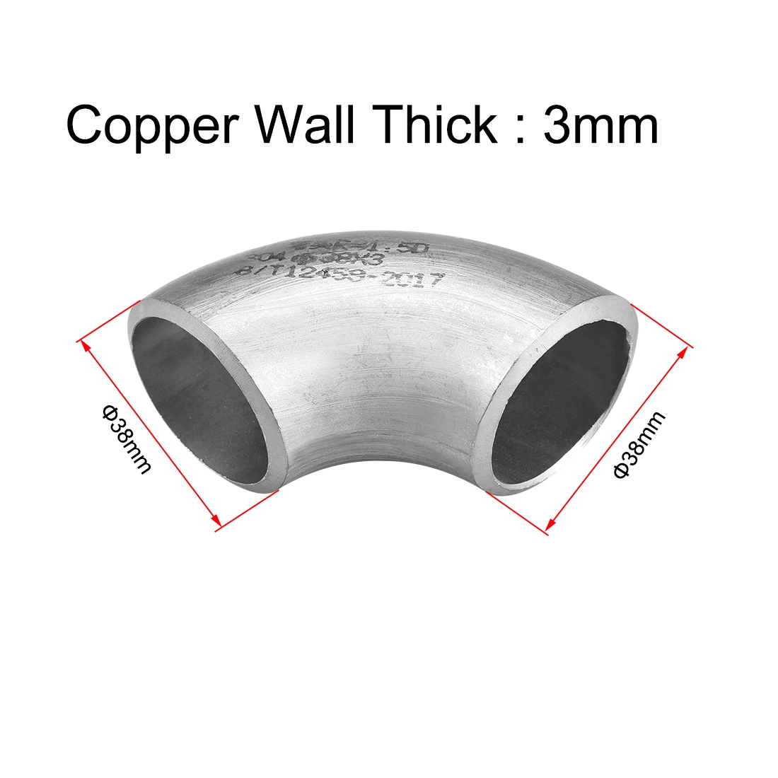 

Uxcell 3pcs Stainless Steel 304 Butt-Weld Pipe Fittings Long Radius 90 Degree Elbow 1-1/4-Inch OD Schedule 10 Pipe Size