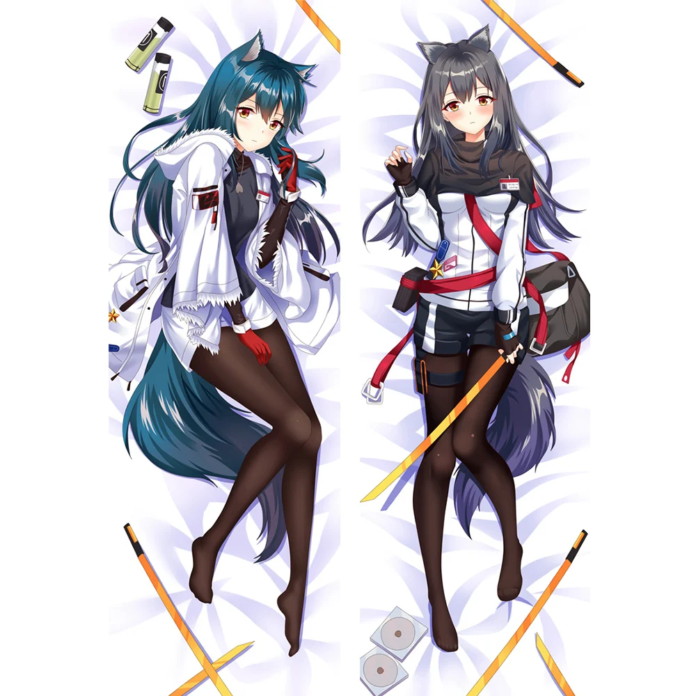 

MGF Anime pillow Covers Arknights Dakimakura case Ansel Eyjafjalla Franka Double-sided Bedding Hugging Body pillowcase