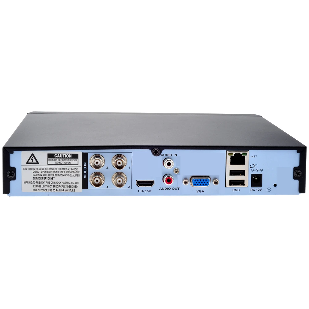 Видеорегистратор GADINAN 5 в 1 AHD 4 канала МП HD DVR H.264 поддержка ONVIF для аналоговой ip