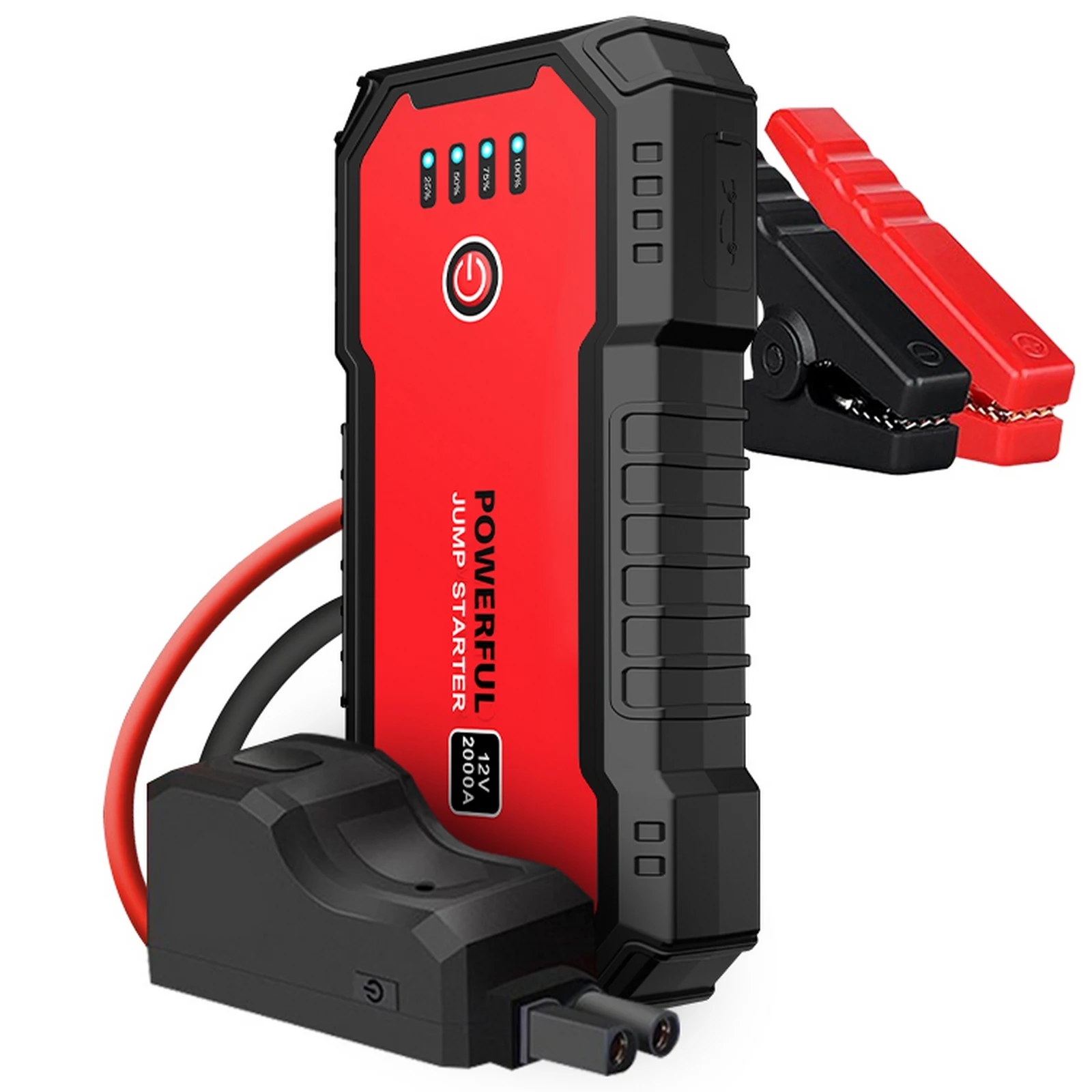 

20000mAh Car Jump Starter Starting Device Battery Power Bank 12V 800A Jumpstarter Auto Emergency Booster Car Charger