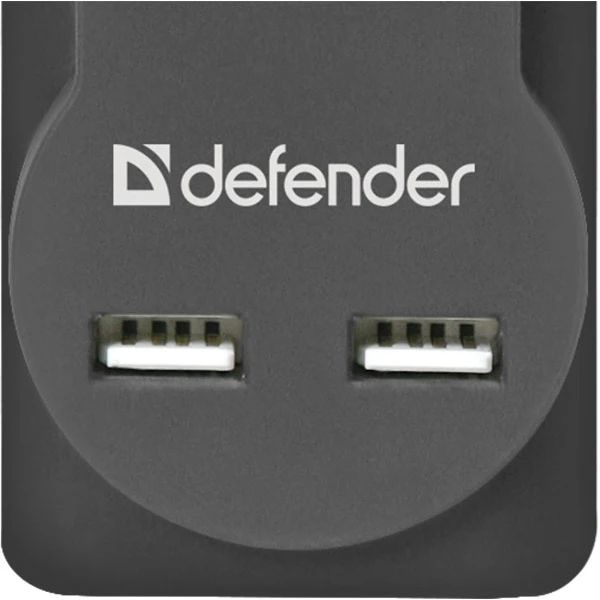 Сетевой фильтр Defender DFS 753 2xUSB 5 Sockets 3.0m 99753 | Строительство и ремонт