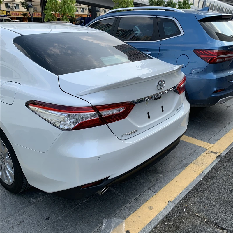 Спойлер для Toyota Camry 2018-2020 YFRD ABS Материал заднее крыло автомобиля праймер цвет