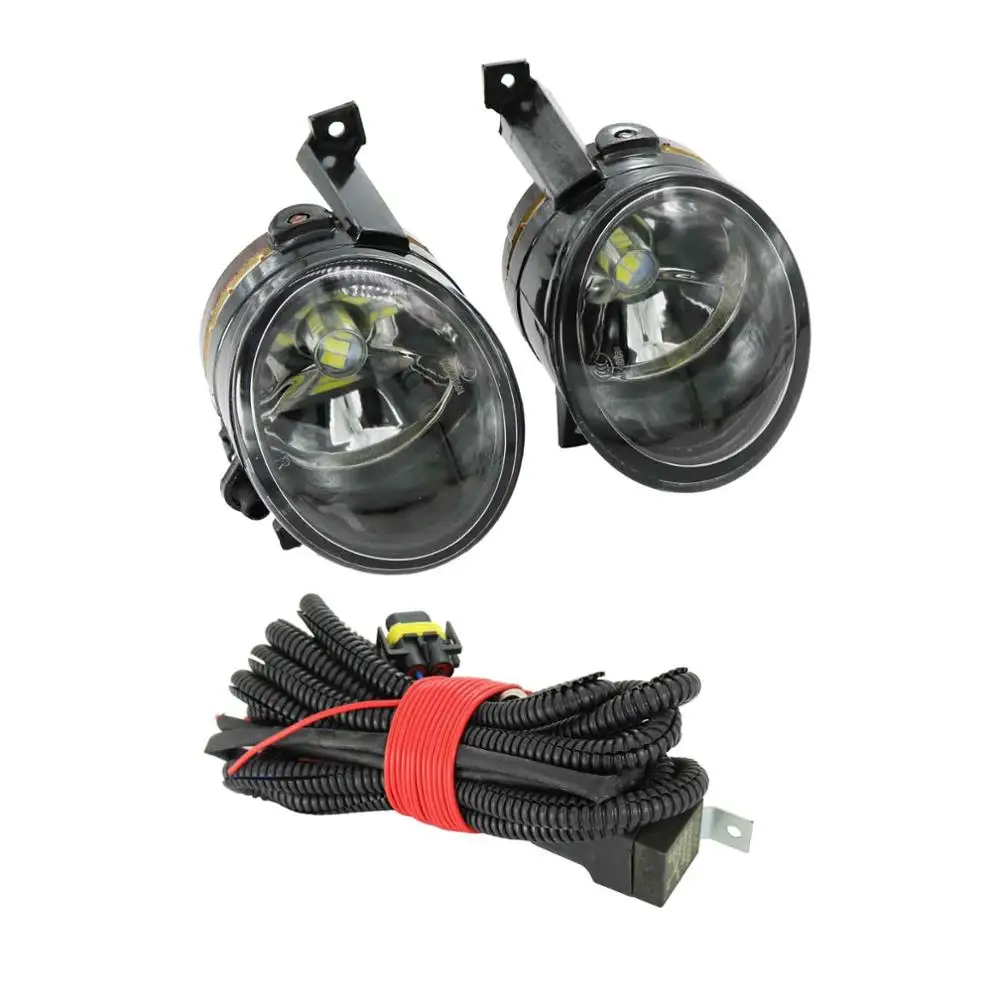 Решетка противотуманной фары светодиодные передние в сборе для VW Polo Vento Sedan Saloon 2011