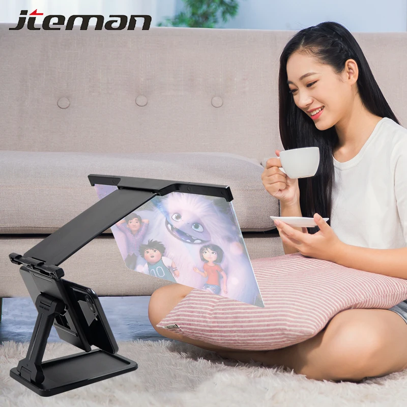 Мобильный Телефон увеличитель экрана Настольный держатель для iPhone Samsung смартфон