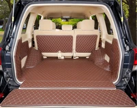 full set car trunk mats rear door mat for lexus lx 570 2021 5 seats cargo liner boot carpets luggage cover for lx570 2020 2007