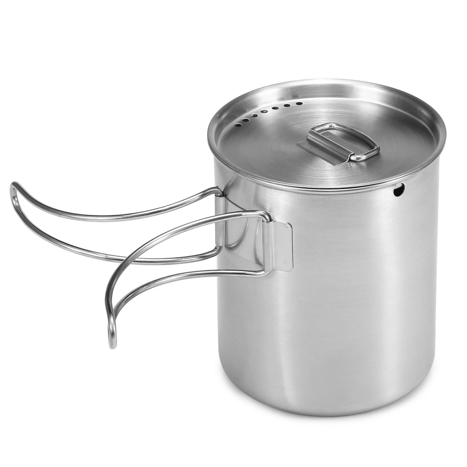 Satılık 1000ml Paslanmaz çelik Vakum Yalıtımlı Su şişesi 700ml Su Bardağı Asılı Pot Açık Survival Kamp Sırt çantası