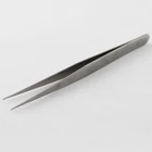Пинцет прецизионный из нержавеющей стали, 2 шт., профессиональный инструмент для сбора ювелирных изделий с изогнутымизаостренными кончиками