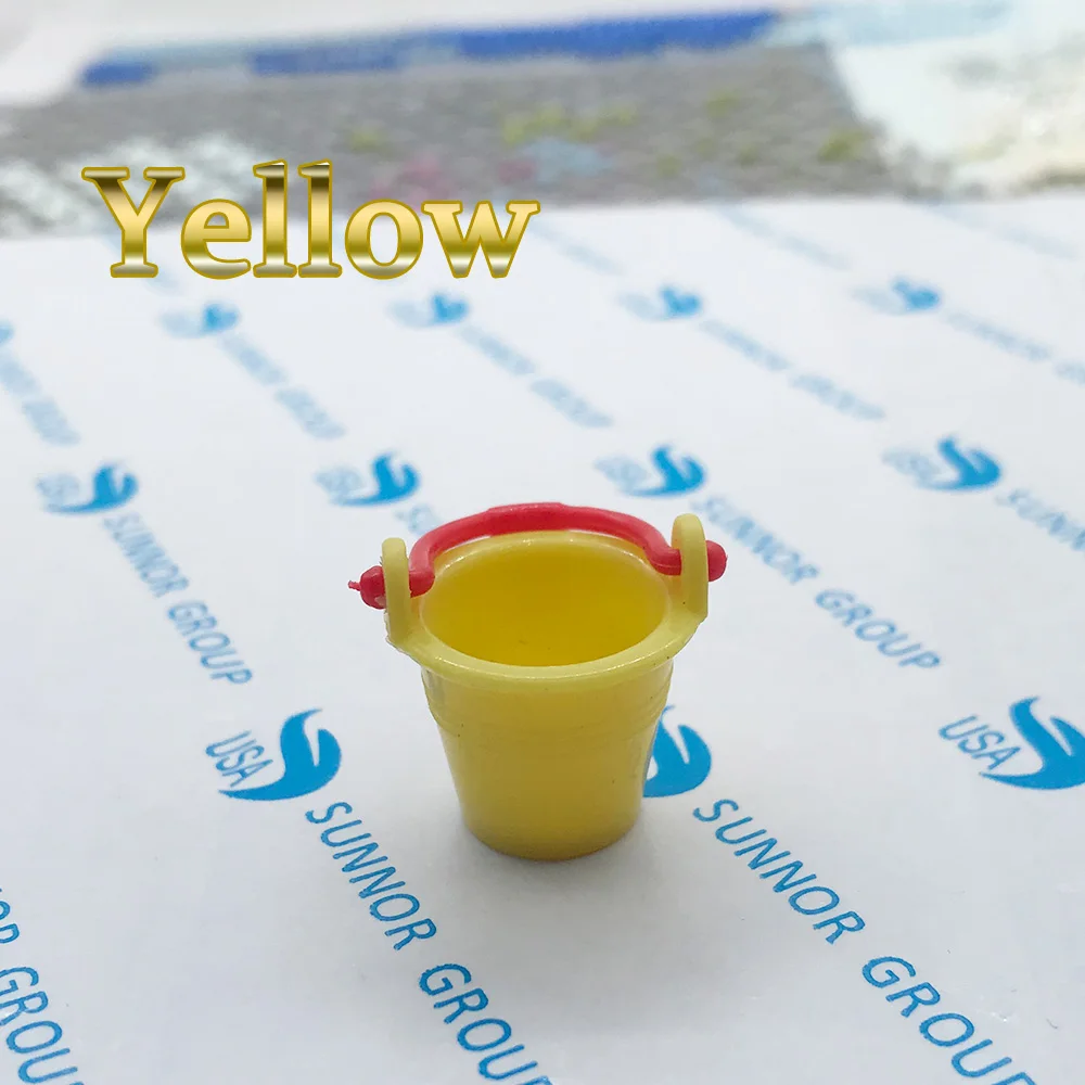 Diamond Painting Tools Beachy Bucket for drill Trash DIY Holder Cover Minder | Дом и сад