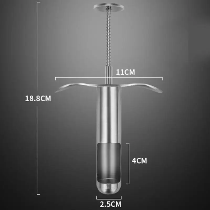 

304 Stainless Steel Cherry Jujube Corer Pitter Fruit Kitchen Olive Core Gadget Stoner Remove Pit Tool Seed Push Out