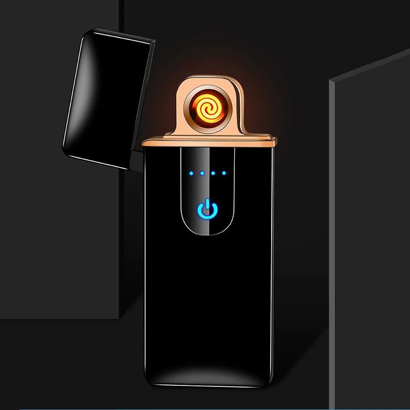 USB металлическая зарядка электрическая зажигалка Windprood электронные зажигалки