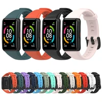 wristband bracelet for huawei band 7 replacement soft silicone strap for huawei band 6 6 pro sport watchband for honor band 6