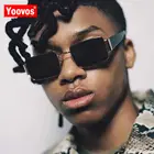 Солнцезащитные очки Yoovos мужские и женские, квадратные, Овальные, 2021