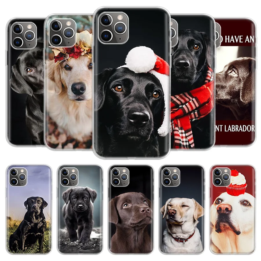 

Labrador Retriever Labs Cover Phone Case For iPhone 13 12 11 Pro 7 6 X 8 6S Plus XS MAX + XR Mini SE 5S Coque Shell Capa Fundas