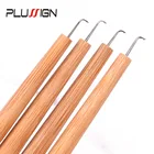 Вентиляционные иглы для изготовления париков Инструменты для укладки париков 4 разных размера деревянные держатели для париков с иглами