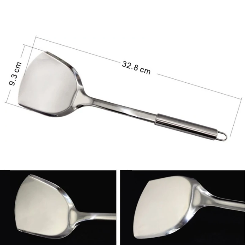 3pcs/set Stainless steel Cooking Tool Set Kitchenware set Cookware Kitchen Utensils Strainer colander Large Soup Spoon Spatula | Дом и сад