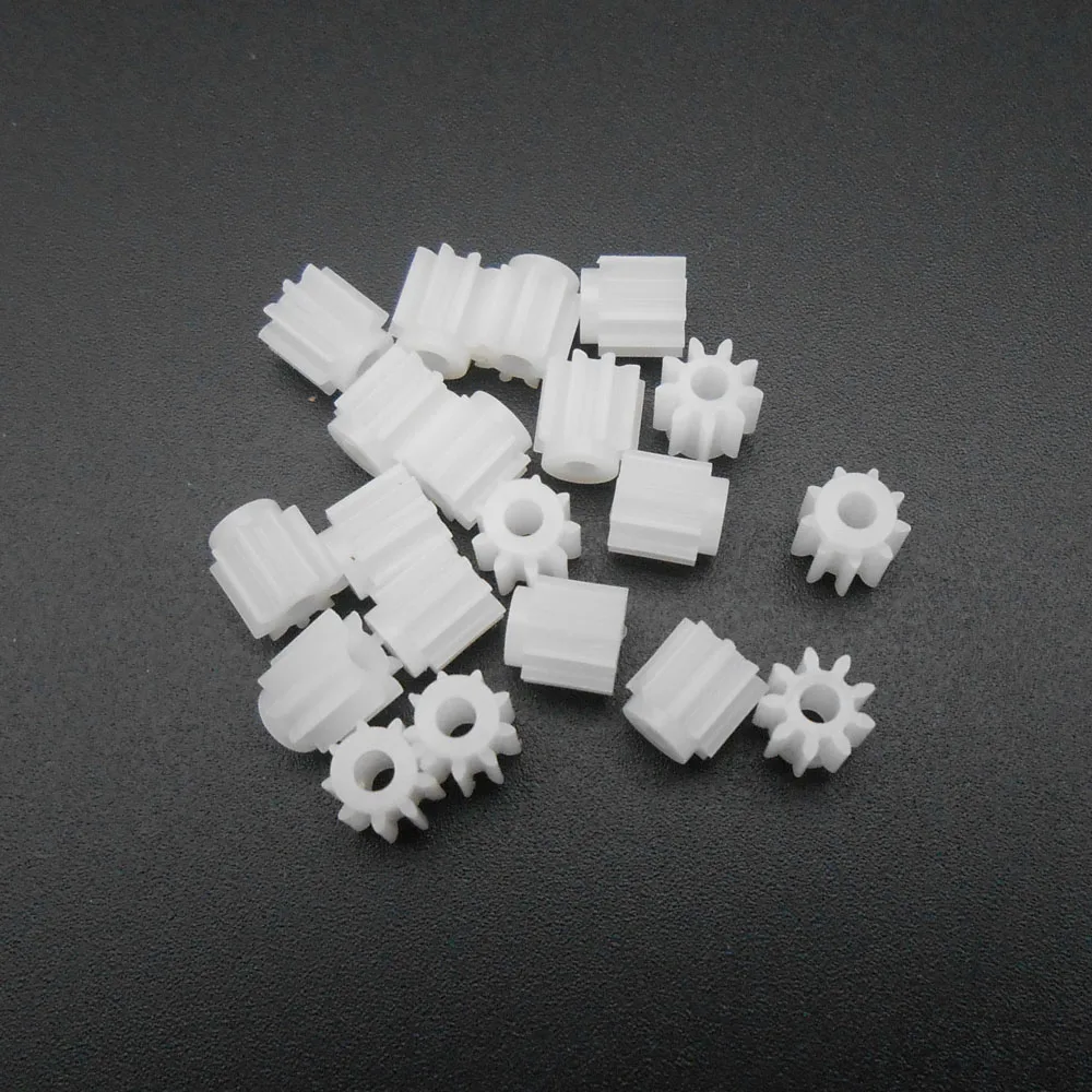 500Pcs 0.5M 0.5 Modulus Spur Gear Pinion Aperture 2mm 1.95mm 9 Teeth With 1MM No Shoulder 2A Tight Fit 9T 5.3MM X 5.5MM | Обустройство